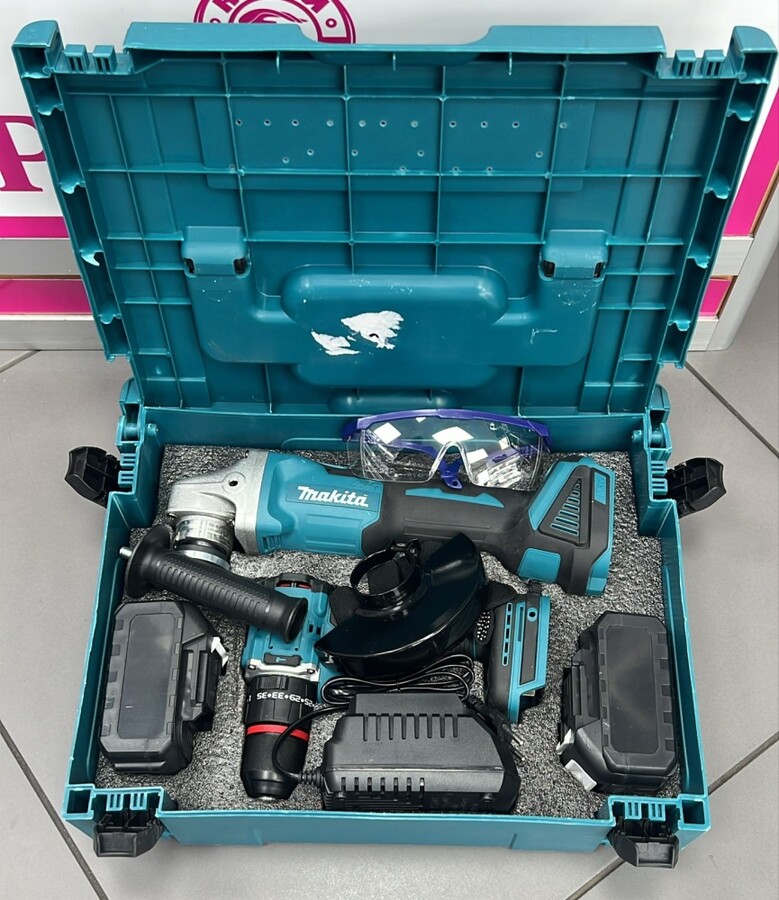 Набор инструментов ушм + шуруповерт